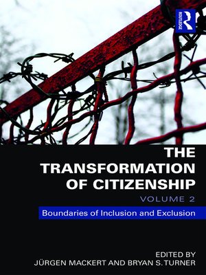 cover image of The Transformation of Citizenship, Volume 2